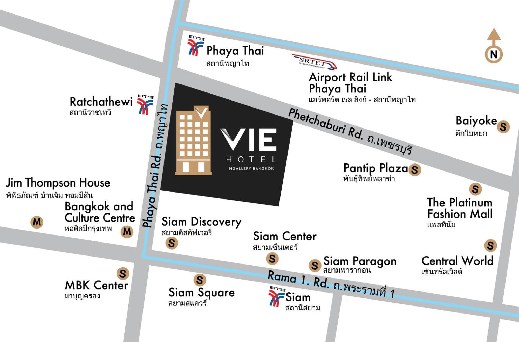 Vie Hotel Bangkok - Mgallery Collection Exterior photo Location of VIE Hotel
